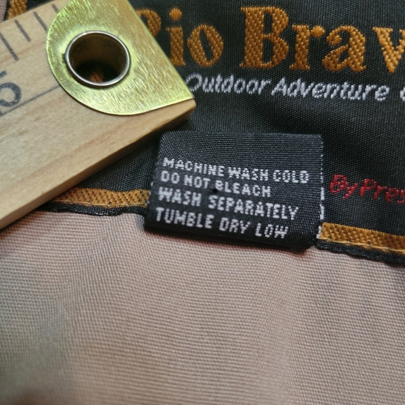 Rio Bravo By Prestige Fishing Vest Adult XXL Tan Canvas Full Zip Pockets - Picture 10 of 12